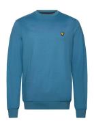 Crew Neck Fly Fleece Lyle & Scott Sport Blue