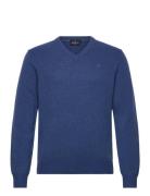 Lambswool V Neck Hackett London Blue