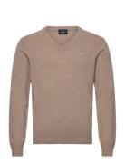 Lambswool V Neck Hackett London Beige
