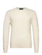 Lw Cable Crew Hackett London Cream