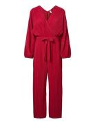 Yasolinda Ls Ankle Jumpsuit S. - D2D YAS Red