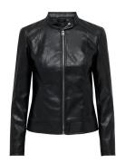 Jdyemily Faux Leather Jacket Otw Noos JDY Black