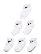 6Q-6Pk Quarter Sock Nike White