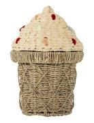 Cillie Basket W/Lid Bloomingville Beige