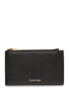 Foil Logo Top Zip Cardcase Calvin Klein Black