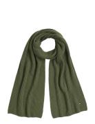 Th Flag Pima Cotton Cash Scarf Tommy Hilfiger Green