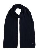 Th Flag Pima Cotton Cash Scarf Tommy Hilfiger Navy