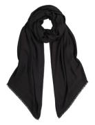 Th Monogram Scarf Tommy Hilfiger Black