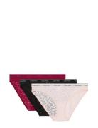 Bikini 3Pk Calvin Klein Burgundy
