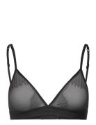Mesh Triangle Bralette Organic Basics Black