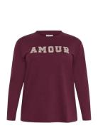 Kceliza Sweatshirt Kaffe Curve Burgundy