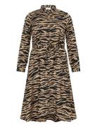 Kcolivia Dress Kaffe Curve Beige