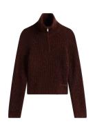 Tjw Nep 1/4 Zip Sweater Tommy Jeans Brown