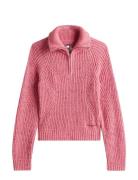 Tjw Nep 1/4 Zip Sweater Tommy Jeans Pink