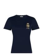 Gold Crest Reg Ss Tee Tommy Hilfiger Navy