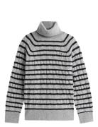 Soft Wool Cable Roll-Nk Ls Swt Tommy Hilfiger Grey