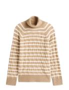 Soft Wool Cable Roll-Nk Ls Swt Tommy Hilfiger Beige
