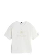 Varsity Crest Rlx Ss Tee Tommy Hilfiger White