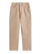 Tjw Layla Hr Slim Str Raw Edge Tommy Jeans Beige