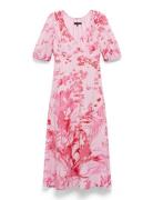 Isla Odette Twist Neck Tea Drs French Connection Pink