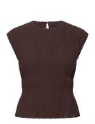 Saylor Gtt Slvlss Top French Connection Brown