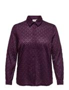 Caraubrey L/S Shirt Jrs ONLY Carmakoma Purple