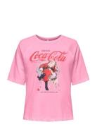 Carcoca Cola Xmas Life S/S Top Jrs ONLY Carmakoma Pink