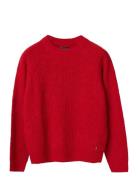 Alpaca Blend Raglan Sweater Lexington Clothing Red