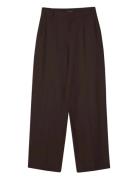 Classic Tailored Wide Pants Lexington Clothing Brown