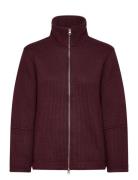 Seven Women Wool Brixtol Textiles Burgundy