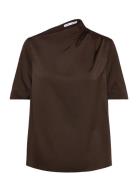 Lima Silk Tee Ahlvar Gallery Brown