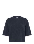 Madina Short Sleeve Knit Twist & Tango Navy