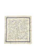 Dotted Flora Woo Scarf Becksöndergaard Cream