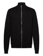 Ecovero L/S Zip Cardigan Lindbergh Black