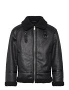Faux Shearling Jacket Lindbergh Black