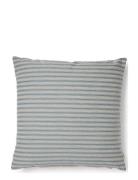 Outdoor Fine Stripe Cushion Compliments Blue