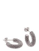 Lola Crystal Hoop Gold Bud To Rose Silver