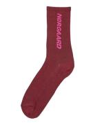 Sock Single Logo Step Mads Nørgaard Burgundy