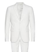 Plain Mens Suit - Normal Length Lindbergh White