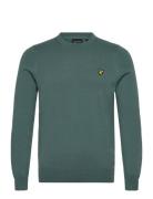 Cotton Merino Crew Neck Jumper Lyle & Scott Green