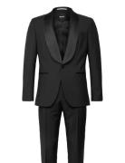H-Huge-2Pcs-Tuxs-254 BOSS Black