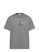 Ss Hero Monologo Tee 20S Calvin Klein Jeans Grey