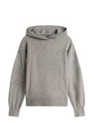 Knit Hoodie Tommy Hilfiger Grey