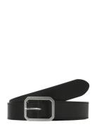 Jacsquare Leather Belt Styd Aw 25 Jack & J S Black