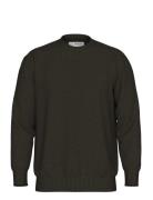 Slhhenny Ls Knit Relaxed Crew Neck Selected Brown