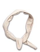 Leather Hairband Wire Corinne Cream