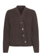 Vmpenny Ls V-Neck Top Jrs Ga Vero Moda Brown