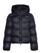 Cropped Puffer Coat Lyle & Scott Navy