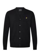 Cotton Merino V Neck Cardigan Lyle & Scott Black