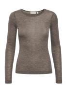 Fangiw T-Shirt Ls InWear Brown